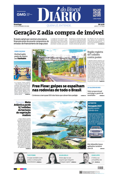Diário do Litoral – Edição de 27 de setembro de 2026