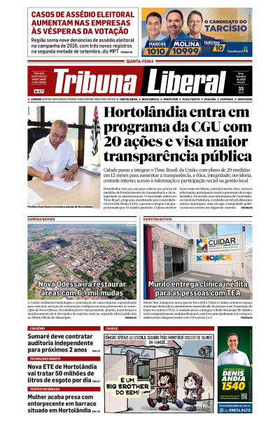 Tribuna Liberal - Edição de 1º de Outubro de 2026