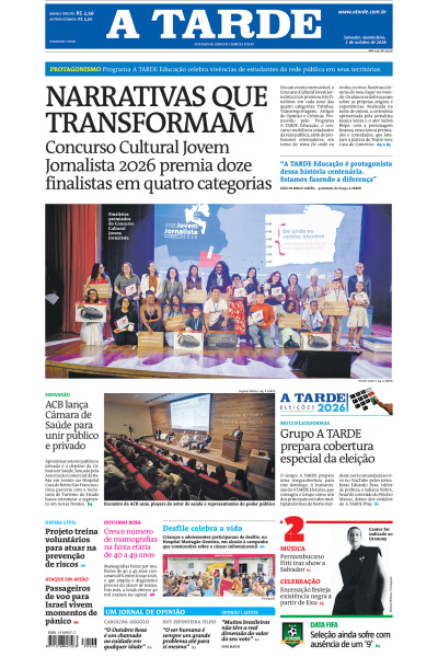 A TARDE - Edição de 01 de Outubro de 2026