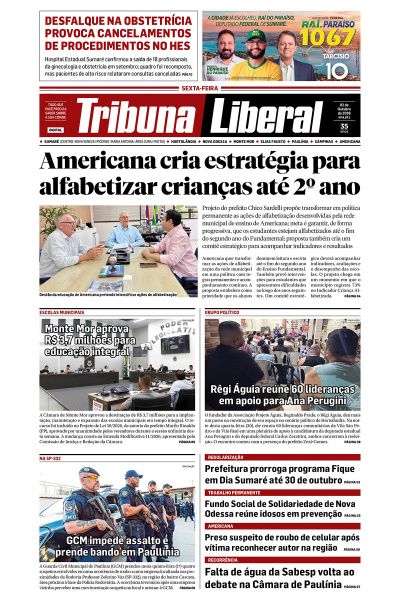 Tribuna Liberal - Edição de 2 de Outubro de 2026