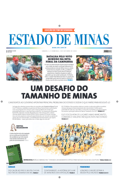 Estado de Minas - Edição de 03 de Outubro de 2026