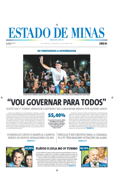 Estado de Minas - Edição de 05 de Outubro de 2026