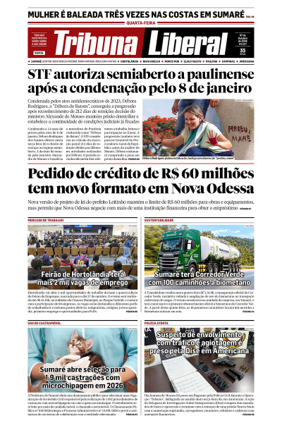 Tribuna Liberal - Edição de 7 de Outubro de 2026