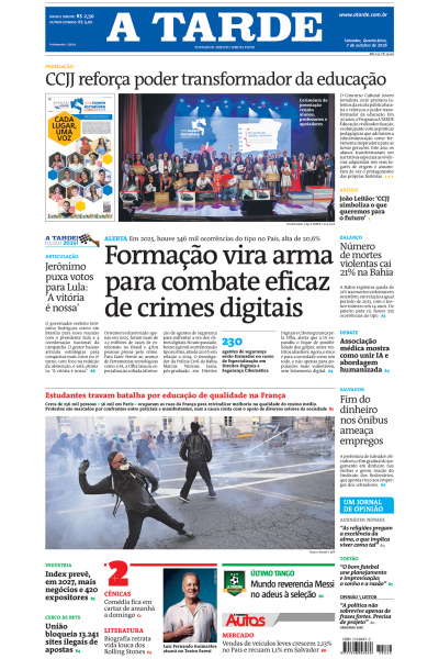 A TARDE - Edição de 07 de Outubro de 2026