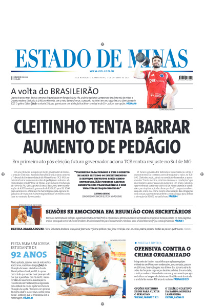 Estado de Minas - Edição de 07 de Outubro de 2026