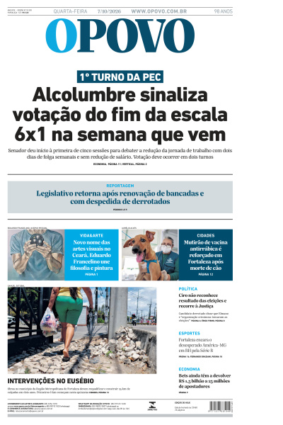 O POVO - Edição de 07 de Outubro de 2026