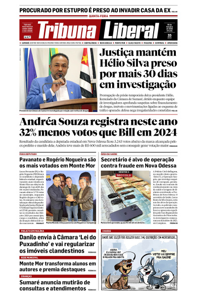 Tribuna Liberal - Edição de 8 de Outubro de 2026