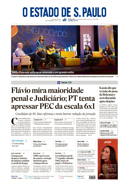 Estadão - Edição de 08 de Outubro de 2026