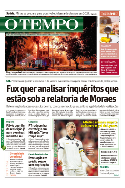 O TEMPO - Edição de 9 de Outubro de 2026