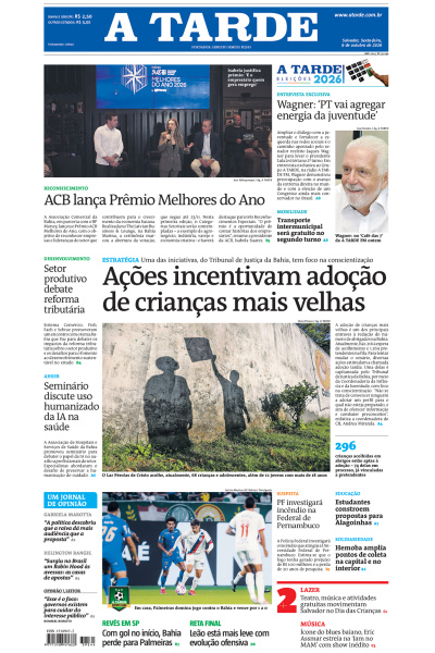 A TARDE - Edição de 09 de Outubro de 2026