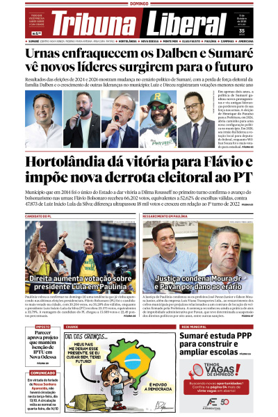 Tribuna Liberal - Edição de 11 de Outubro de 2026