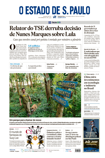 Estadão - Edição de 12 de Outubro de 2026