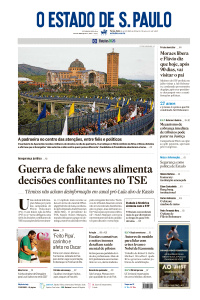 Estadão - Edição de 13 de Outubro de 2026