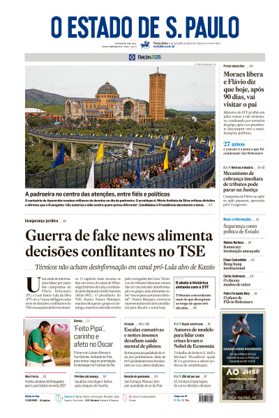 Estadão - Edição de 13 de Outubro de 2026