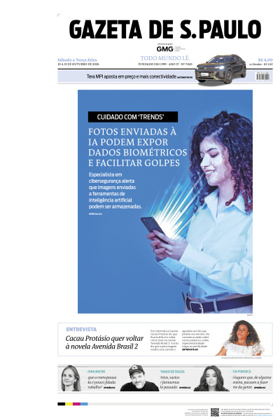Gazeta de S. Paulo - Edição de 13 de Outubro de 2026