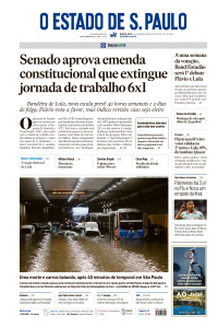 Estadão - Edição de 15 de Outubro de 2026