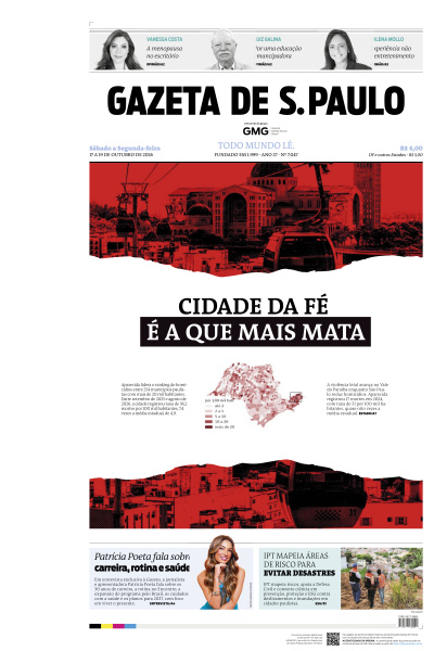 Gazeta de S. Paulo - Edição de 18 de Outubro de 2026