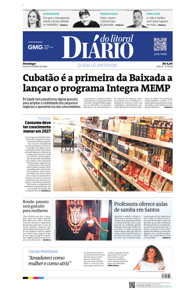 Diário do Litoral – Edição de 18 de outubro de 2026