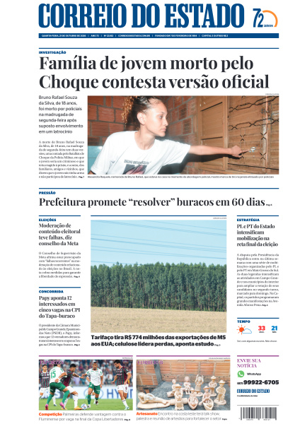 Correio do Estado - Edição de 21 de Outubro de 2026