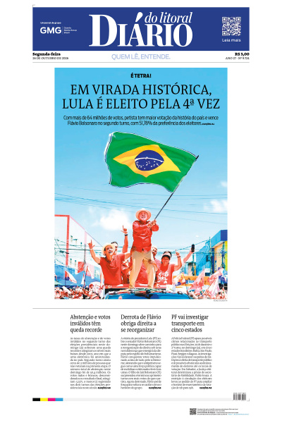 Diário do Litoral – Edição de 26 de outubro de 2026